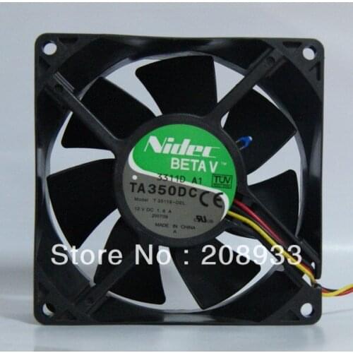 For Nidec 9cm 9038 12V 1.8A thermostat control of the amount of wind-speed fan M35105-57 ++cooling fan