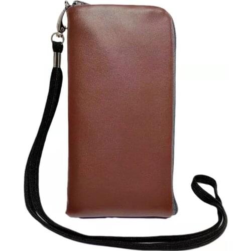 FSSOBOTLUN, For Huawei Nova 8 SE/P40 Pro/P30 Pro/Mate 30E Pro/Mate 40 Pro PU Leather Phone Case Zipper flannel Pouch Bag Pocket