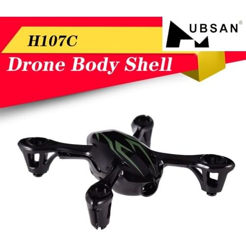 Hubsan H107 Body Shell QuadCopter Head and Motors Cover for H107C Mini RC Drone Spare Parts Accessories Black/Red