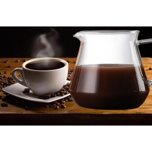 400Ml Clear Gl Range Coffee Server,Heat Resistant Gl Hand Drip Gl Coffee Pot , Coffee Appliance