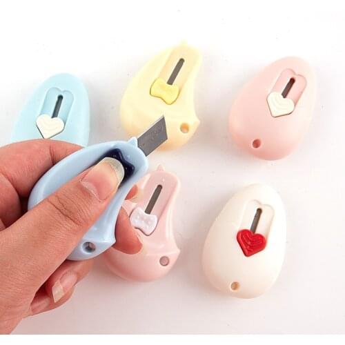 Mini Portable Utility Knife Paper Cutter Cutting Paper Razor Blade Stationery