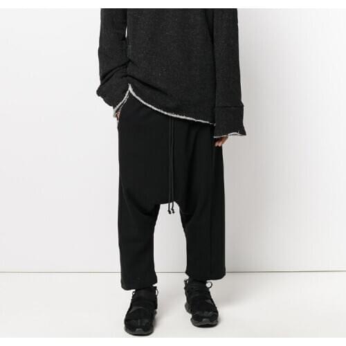 New Mens clothing GD Hair Stylist fashion personality casual harem pants plus size stage costumes