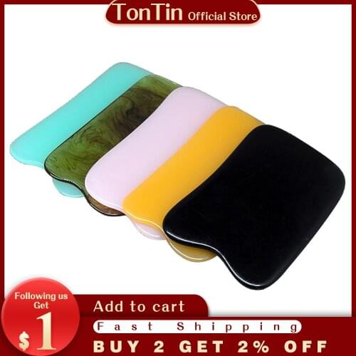Beeswax Traditional Massage Tools Square Resin Guasha kits Guasha Scraping V line lose weight Healhcare