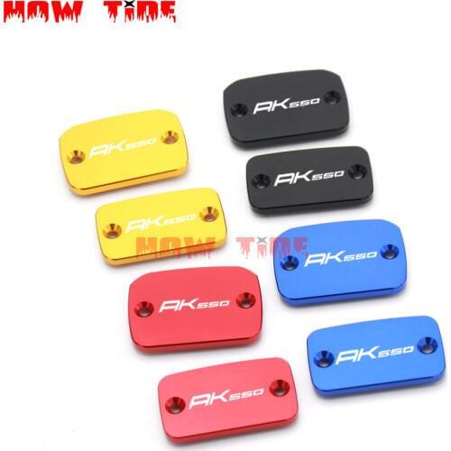 Applicable to KYMCO AK550 2017-2018 motorcycle parts CNC front brake fluid storage tank with AK550 LOGO