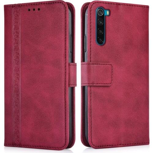 Luxury Flip Wallet Leather Case for Xiaomi Redmi Note 8 Magnetic Book Protect phone back Cover