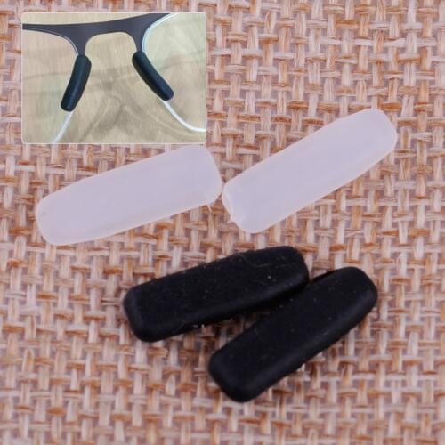 LETAOSK 2 Pairs Black & White Silicone Replacement Nose Pads Health Care Kit Fit For IC! Berlin Sunglasses Parts Accessories