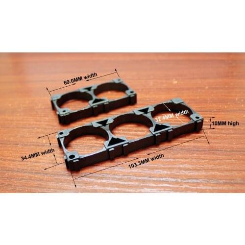 10pcs/lot Lithium Battery Universal Bracket 32650 32700 32900 Fixed Base Snap Connection Assembly Seat