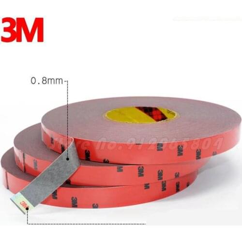 3M Double Sided Tape for Car Strong Sticky Adhesive Tape Anti-Temperature Waterproof Office Decor Bathroom Kitchen Household