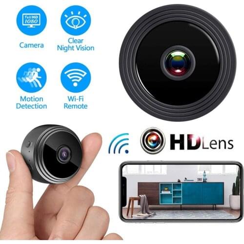A9 Wifi Mini Camera With Battery 1080P HD Security Night Vision Motion Detection Wireless IP Cam With Remote Indoor Smart Home