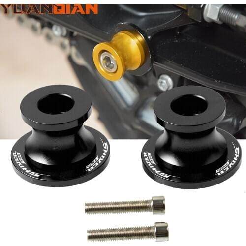 Motorcycle Accessories 6mm Swingarm Sliders Spools Stand Bobbins CNC Aluminum Alloy For Aprilia Shiver 750