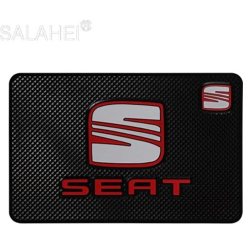 Car Non-Slip Mat Dashboard Anti-Slip Storage Pad For Seat ibiza 6j 6l fr Ateca Mk2 Mk3 Altea xl leon 2 ateca fr ibiza Alhambra
