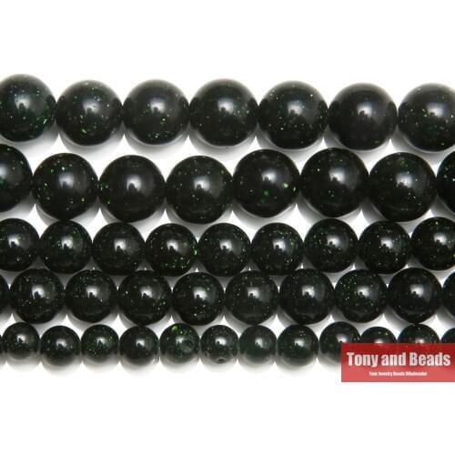 Natural Green SandStone / Green Sand Stone Beads In Loose 15" Strand 4 6 8 10 12 MM Pick Size
