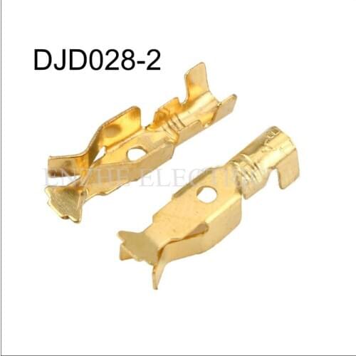 Lamp holder terminal DJD028-2 auto Harness terminal car female cable housing Connector automotive plug Copper needle