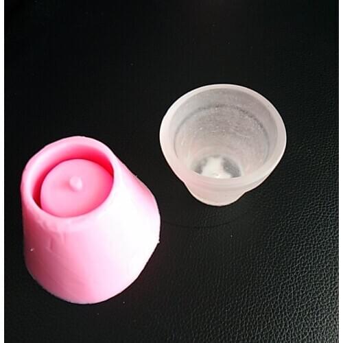 Cone Small Cactus Pot Mould Handmade Silicone Planter Mold for Concrete Cement Craft Clay Vase Making Molds