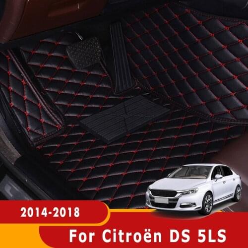 For Citroën Citroen Citro_n DS5 DS 5 lS 2018 2017 2016 2015 2014 Car Floor Mats Auto Styling Carpets Foot Pads Automobiles