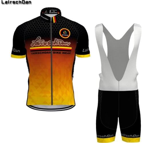 LairschDan 2021 Mens Pro Cycling Jersey Set Outdoor Sports Road Bike Clothes Breathable Cycle Suit MTB Wear Conjunto De Ciclismo