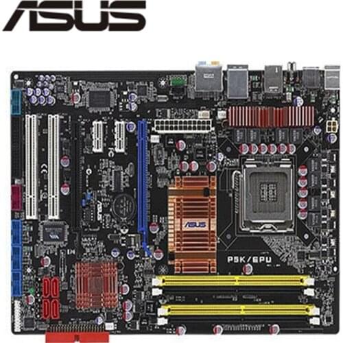 For Asus P5K EPU Desktop Motherboard P35 Socket LGA 775 DDR2 Original Used Mainboard On Sale