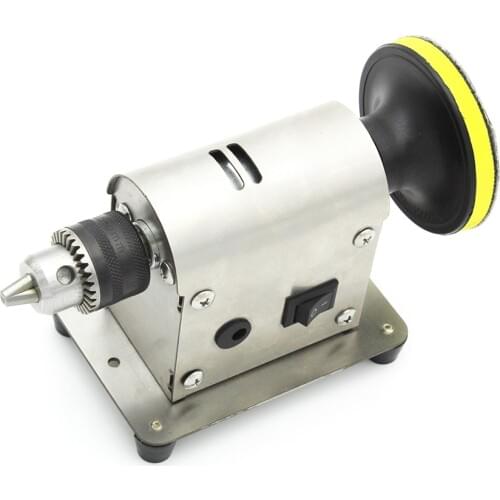 Multifunction Jewelry Rock Polishing Buffer Machine Grinder Mill Polishing Machine Jewelry Benchtop Polisher with 20pc Sandpaper