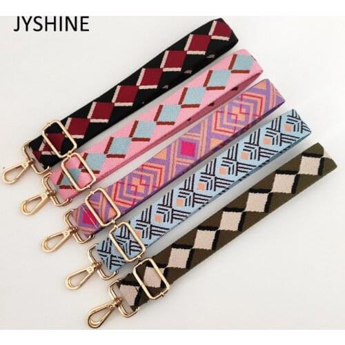 Fashion Adjustable Obag Straps Nylon Colored Belt Bag Strap Hanger Handbag Accessories for Women Decorative Obag Handle Ornament