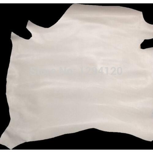 Genuine Pearlescent white Goat Skin Leather Fabric for Wallet/Handbag/ shoes,Free Shipping