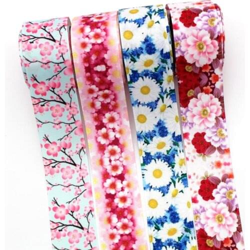 New 1-1/2 38mm large flower ribbon 10 yards DIY handmade materials headdress bow technology Grosgrain ribbons