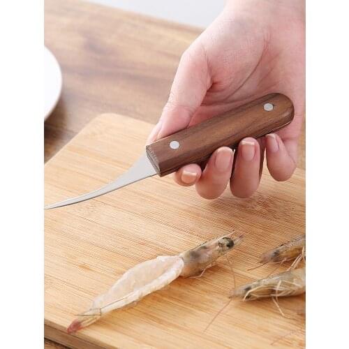 Japanese style stainless steel shrimp thread fish maw knife opening kitchen supplies seafood peeler tool