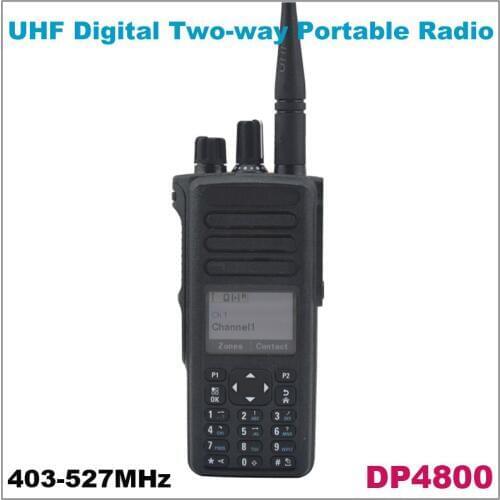 Wholesale Orignal Brand New DP4800 UHF 403-527MHz Digital Portable Two-way Radio Digital DMR Walkie Talkie