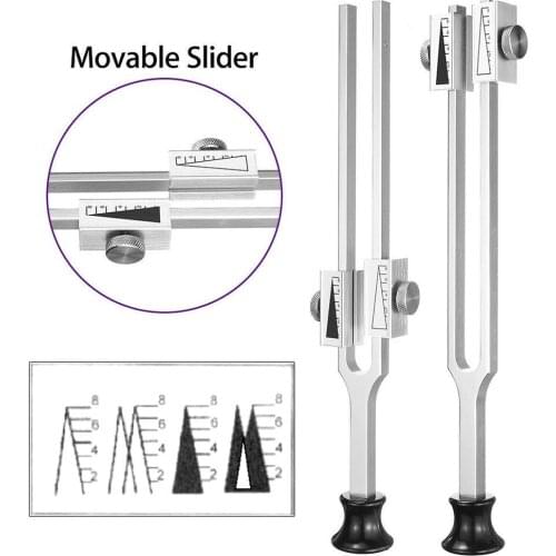Tuning Fork Aluminium Alloy C64Hz C128Hz Adjustable Tuning Fork Neurology Diagnostic Tool Musical Instruments Accessories