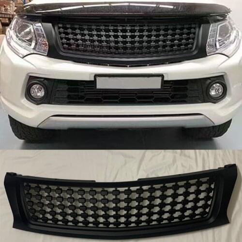 Radiator Grills front racing grills grille ABs front bumper mask fit for Triton L200 2015-2017 car styling auto accessories