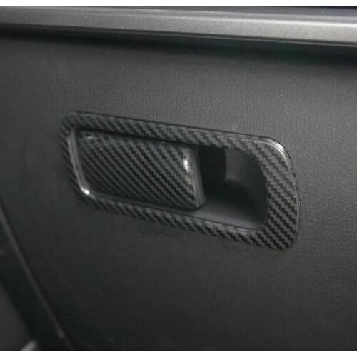 SBTMY 2PCS/SET Stainless steel decorative frame for handle of glove box of Automobile Co driver for Mazda 3 Axela 2020