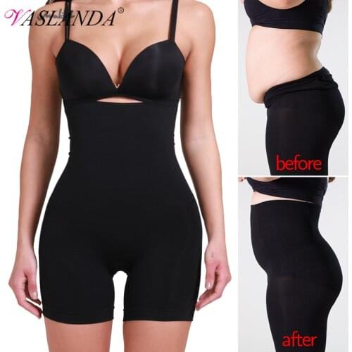 Women High Waist Safety Shorts Tummy Control Panties Waist Cincher Boxer Briefs Slimming Body Shaper Short Pants Under Skirts