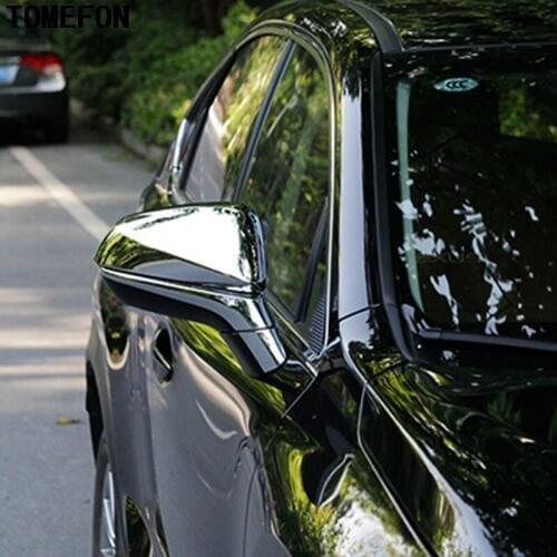 TOMEFON Car Styling ABS Chrome For Lexus RX 2016 Side Fender Wing Rearview Door Back Reflection Mirror Cap Accessories Trim