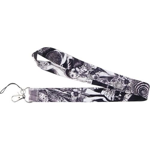 G1297 Woman Printing Lanyard For keys Cool Phone Holder Neck Straps With Keyring ID Card USB Phone Neck Strap Horror Hang Rope