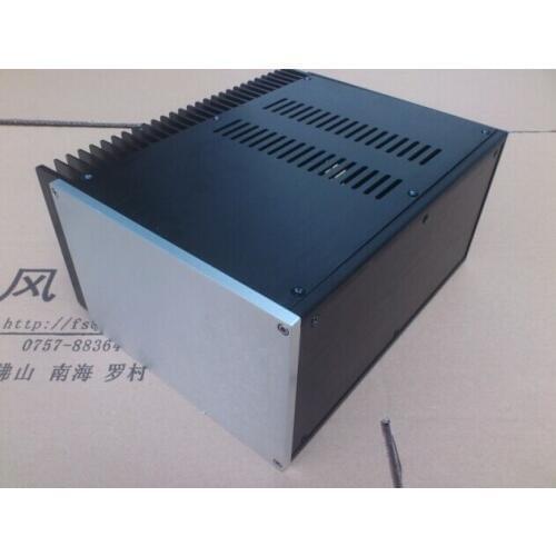 2515 Full Aluminum Enclosure/power amp box/DIY PSU chassis one side radiator