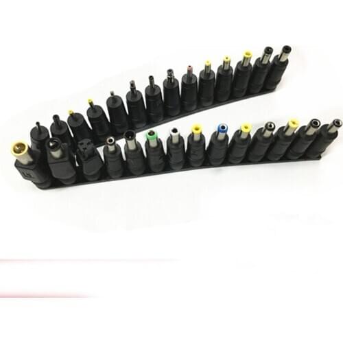 28 pcs/set Universal 28pcs DC Power 5.5x2.1mm AC DC Jack Charger to 28 Plug Power Adapter for use Notebook Laptop High Quality