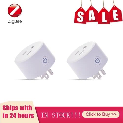 Smart Wifi Plug 10A US With Power Monitor Smart Home Outlet Wireless Socket Timer Plugs Works With Alexa Google Home Tuya App