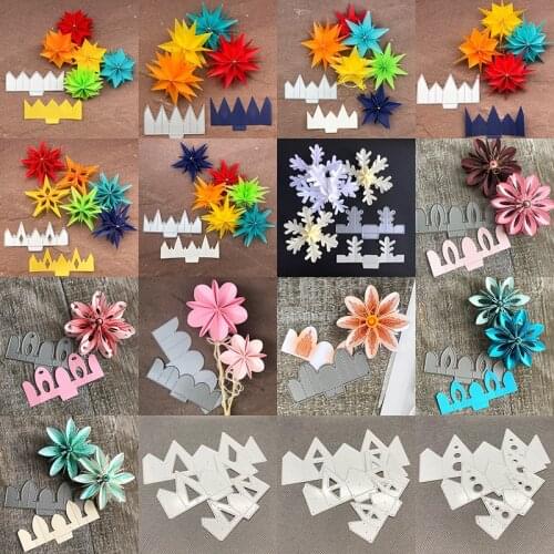 CH 2021 New Arrival Flowers Stencil Metal Cutting Die For Scrapbooking Practice Hands-on DIY Album Card Craft Decoration
