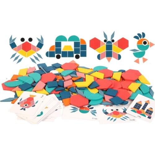 Childrens Creative Jigsaw Puzzle Safety Materials Early Education Puzzle Puzzle Geometric Shapes Fun Jigsaw Puzzle