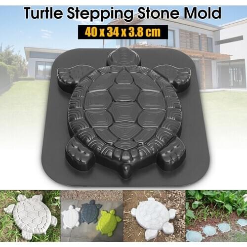 DIY Tortoise Path Maker Mold Garden Path Stone Molds Concrete Cement Mould For Garden Decoration Paving Path Maker Paving Molds