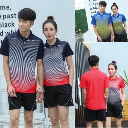 Custom Badminton t shirt Men/Women',table tennis clothes team game training Gym exercise T Shirts breathable tennis shirt clothe