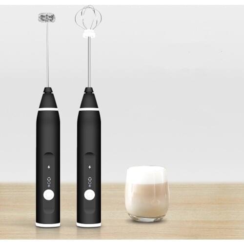 Coffee Roasting Kitchen Hand Electric Egg Beater Household Blender USB Port Charging Milk Tea Milk Device Silver Black Power (W)