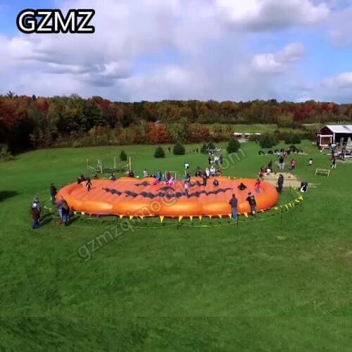 MZ free sea ship to port/cnf term,Giant inflatable pumpkin jump pad,inflatable pumpkin jump bouncy patch for kids play