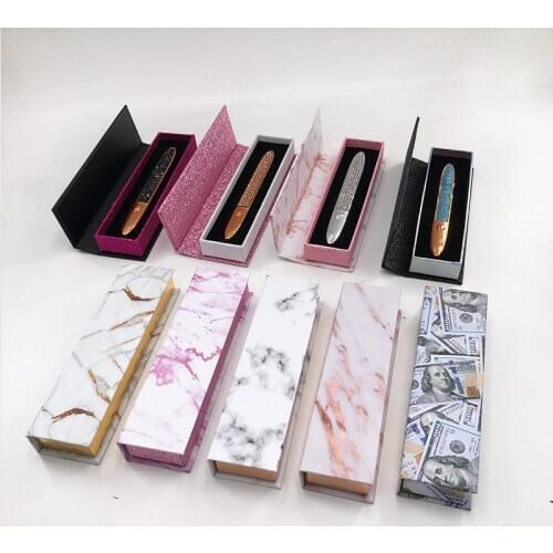 Newest Eyeliner Box for Rhinestone Magic Adhesive Eyeliner Glue Pen Custom Eyeliner Packaging Box