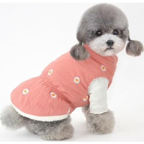 Small Dog Clothes Winter Cat Chihuahua Coat Puppy Pet Outfit Garment Dog Jacket Vest Yorkshire Poodle Bichon Clothing Dropship