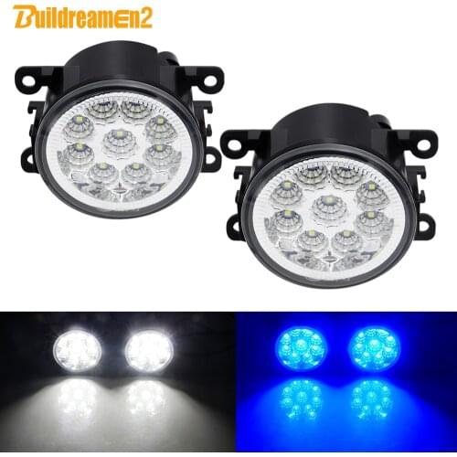 2 Pieces Car Front Bumper Fog Light Assembly LED Daytime Running Lamp DRL H11 12V For Fiat Panda 500 Sedici Punto Evo