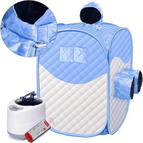 2019 New Style STEAM SAUNA SPA 4L 2KW Steam Life Cabin Portable Sauna Therapy Detox Lose Weight Steam Shower Generator Wet Sauna