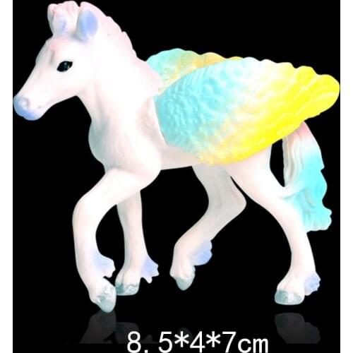 Realistic Unicorn Fantasy Animal Model Figure Horse Figurine Gift Collection