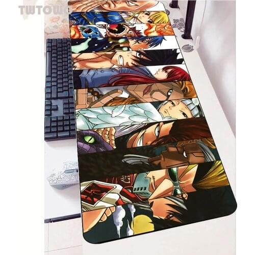 Fairy Tail Mouse Pad Gamer Customized 90x40cm Notbook Mouse Mat Gaming Mousepad Personality Pad Mouse PC Desk Padmouse Mats