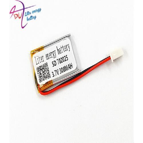 XH2.54 10pcs 300mAh 702025 3.7V lithium polymer battery charging device lighter point reading pen
