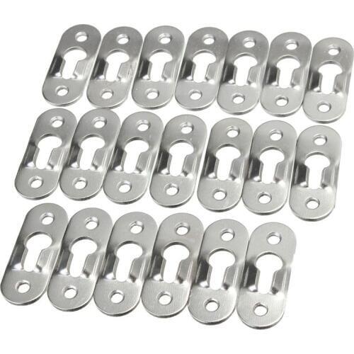 Quality 20 Pcs 44mm Metal Keyhole Hanger Fasteners Picture Photo Painting Fasteners